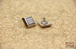 ZDÇ-04 Alloy Snap Buttons with Logo