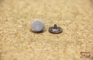 ZDÇ-03 Alloy Snap Buttons with Logo