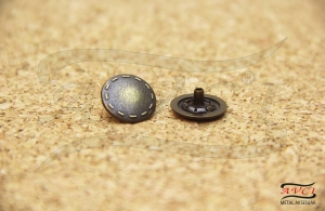ZDÇ-09 Alloy Snap Buttons with Logo