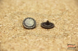 ZDÇ-08 Alloy Snap Buttons with Logo