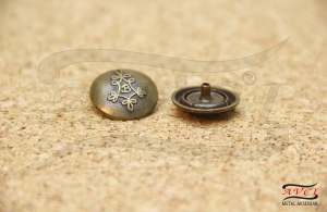 ZÇ-05 Alloy Snap Buttons with Logo